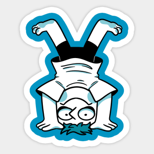 Teal Weirdo Sticker